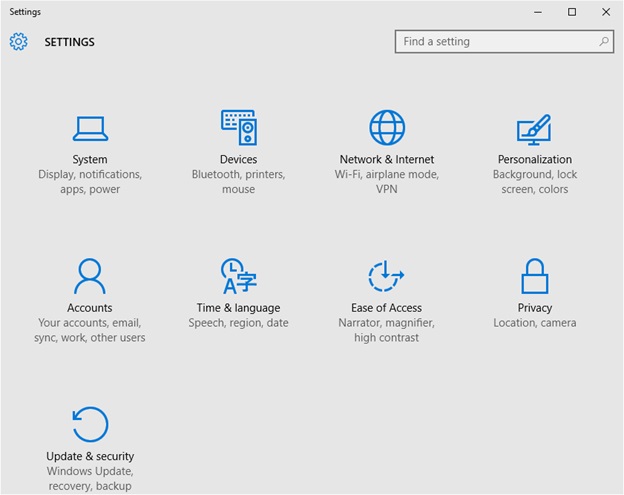 Settings App